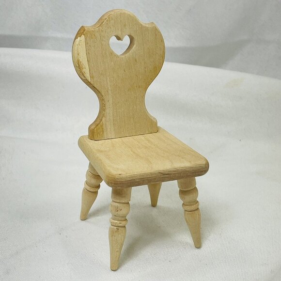 Bodo Hennig Dollhouse Stuhl Kitchen Chair 227 Kuchenstul Germany Miniature W Box - Picture 3 of 10